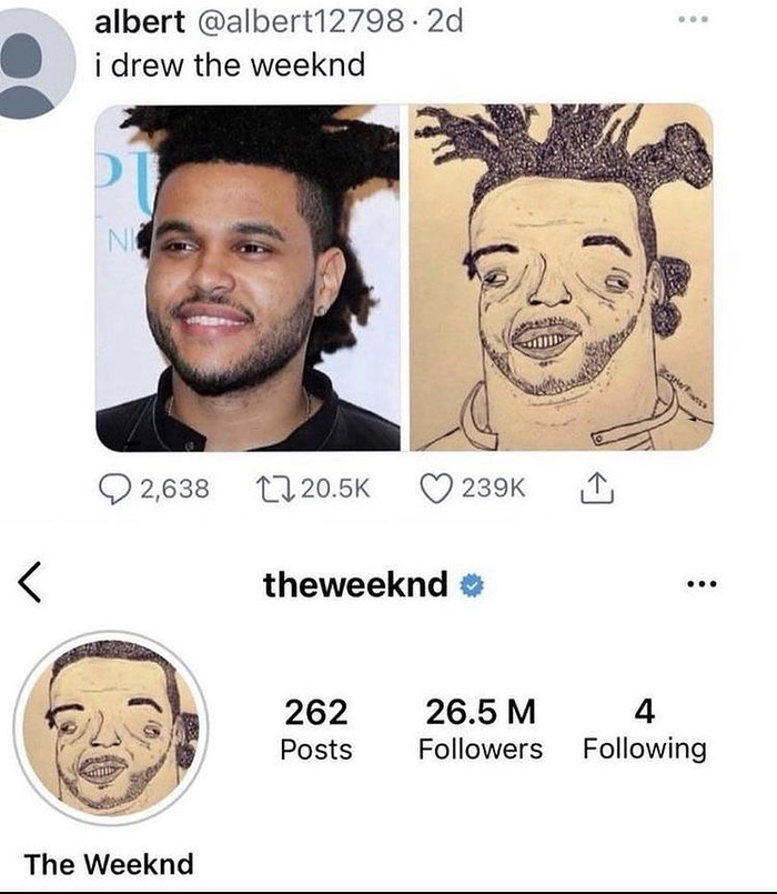    The Weeknd, , Instagram, 
