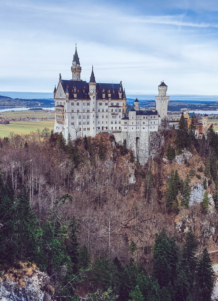 Дорога к Нойшванштайну Германия, Бавария, Мюнхен, Нойшванштайн, Альпы, Баварские Альпы, Путешествия, Европа, Длиннопост