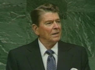 Секретная встреча Рональда Рейгана по проблеме НЛО и инопланетян.Стенограмма.Выступление Р.Рейгана по проблеме инопланетян с трибуны ООН