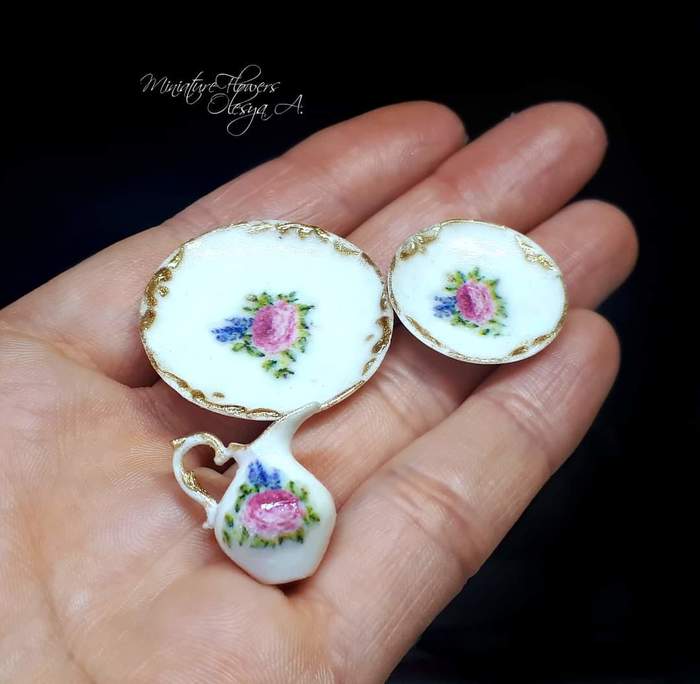 Миниатюра из полимерной глины Рукоделие с процессом, Миниатюра, Полимерная глина, Своими руками, Длиннопост