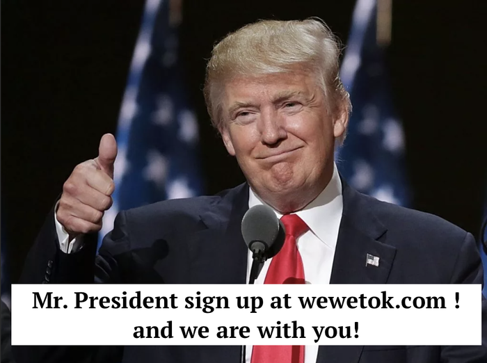 Donald J. Trump      wewetok.com  , 