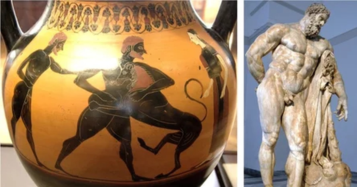 Каким вы представляете геракла. Геракл древняя Греция. Греческий герой Геракл. Подвиги Геракла Амфоры. Немейский Лев мифология.