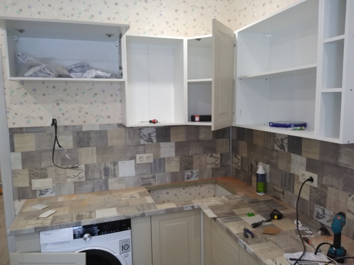 Установка кухни ч. 2,5 своими руками | Пикабу