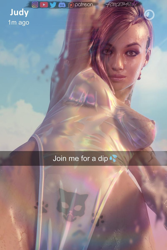 Judy Alvarez , , ,  , Cyberpunk 2077, Forceballfx, 