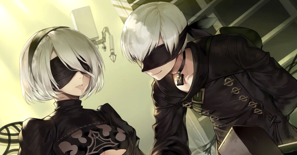 2 b i. NIER Automata 2b и 9s 18. 2б и 9с NIER Automata. NIER Automata 2b и 9s арт. NIER 2b and 9s.