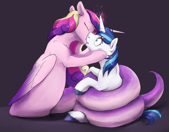 Snekdance My Little Pony, Princess Cadance, Shining Armor, Snakepony, , Silfoe