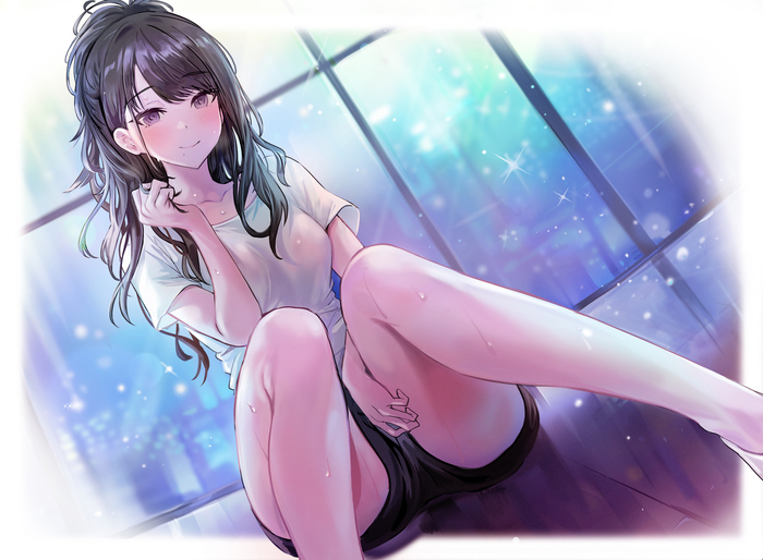 Hiori , , Anime Art, Idolmaster, Idolmaster shiny colors, Hiori Kazano, 