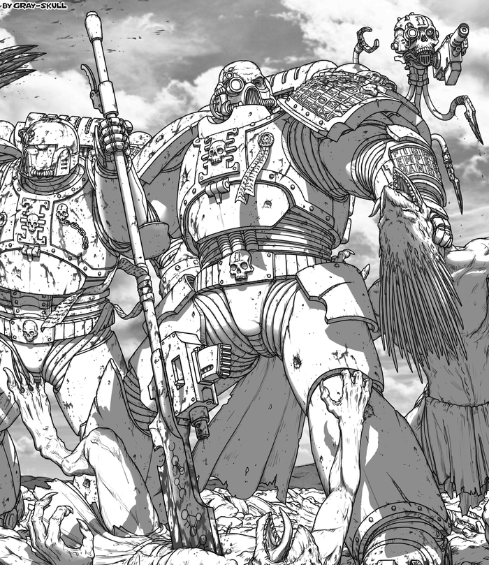 Deathwatch (by Gray-Skull) Warhammer 40k, Gray-skull, Adeptus Astartes, , Warhammer, Wh Art, , 