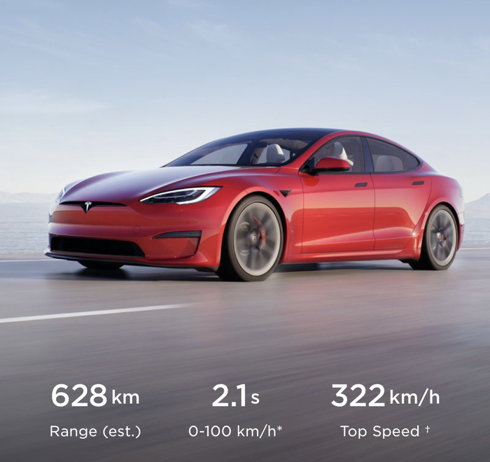 0-100 /  2.1  Tesla Model S, , 