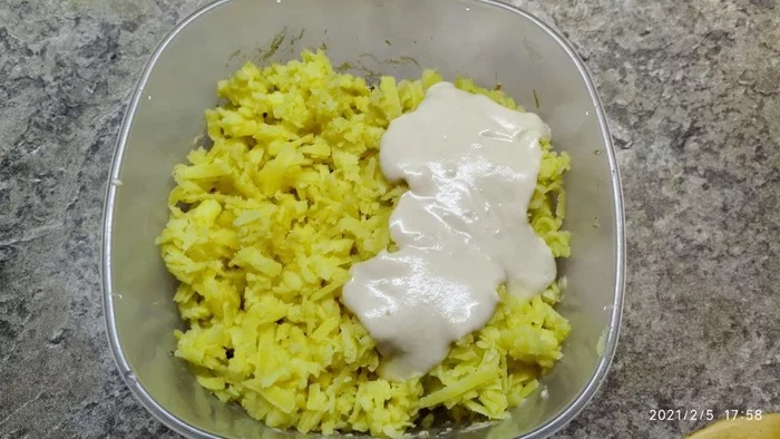 Мимоза из консервированного тунца (низкокалорийная) Салат, Мимоза, Рецепт, Длиннопост, Кулинария