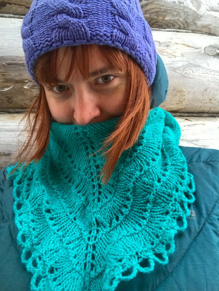 Несколько моих работ Рукоделие без процесса, Вязание спицами, Шаль, Длиннопост, Вязание, Видео