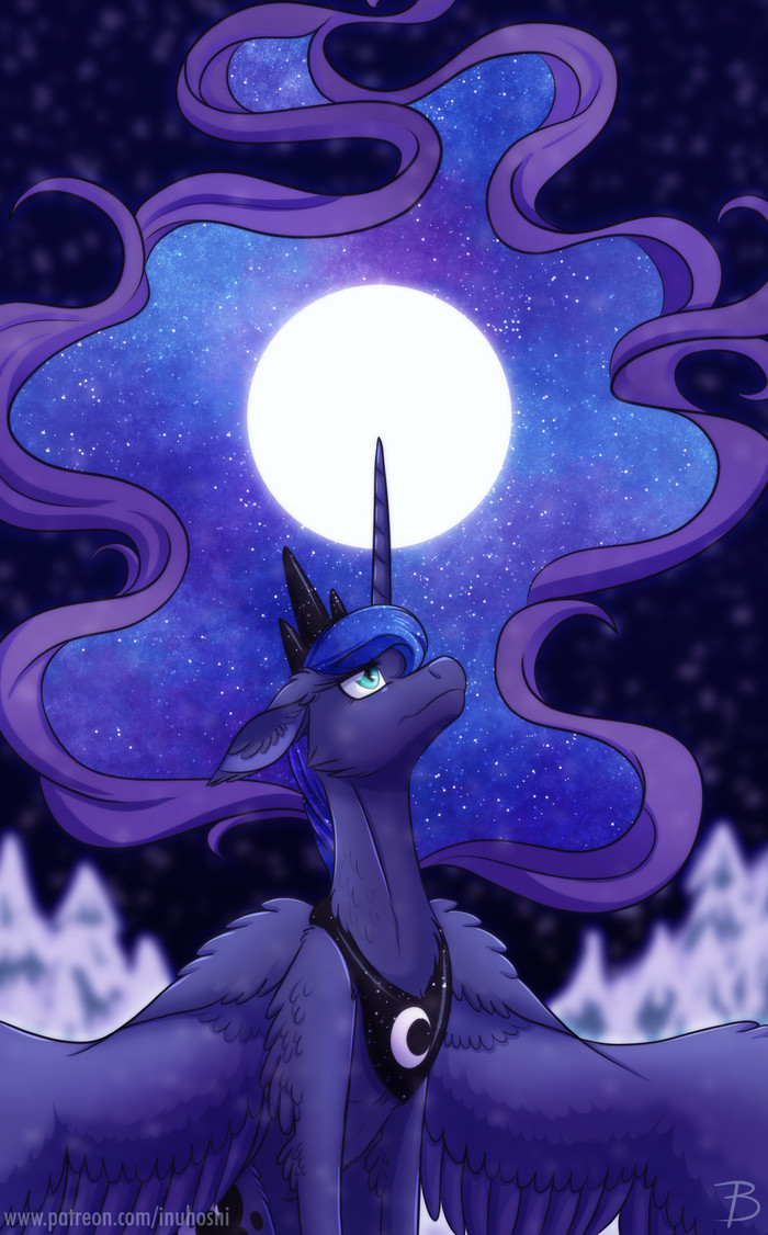 Winter Solstice My Little Pony, Princess Luna, , Inuhoshi-to-darkpen