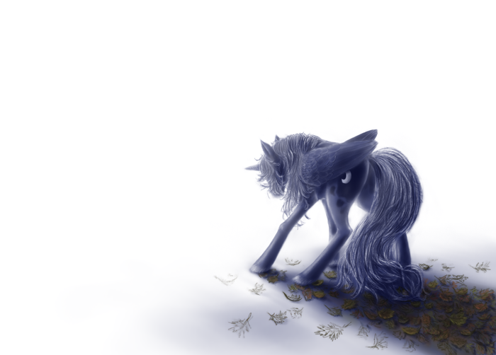 Winter is the dying of color and shape