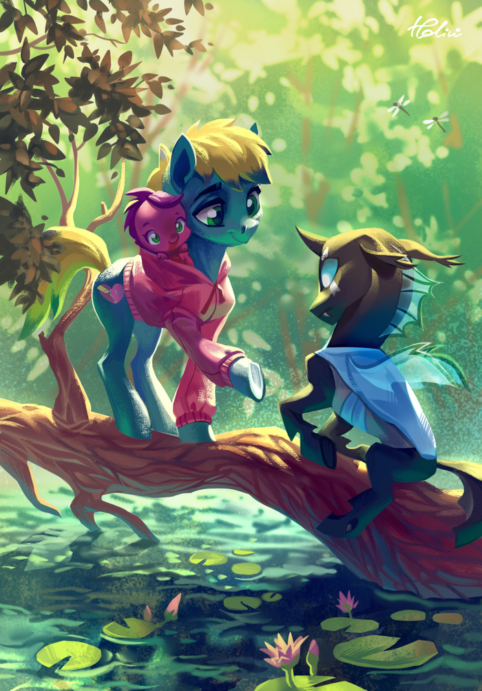 Если ты нас не пропустишь, я врежу тебе этим копытом