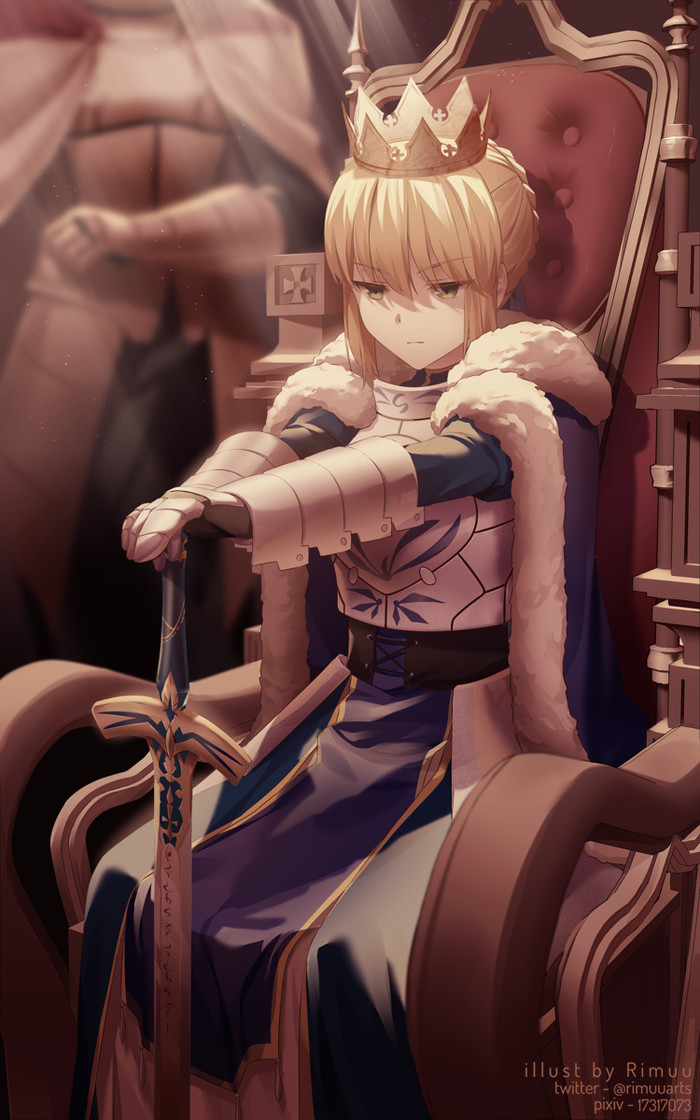 C Anime Art, , Artoria Pendragon, Saber, Fate, Fate-stay Night, Rimuu