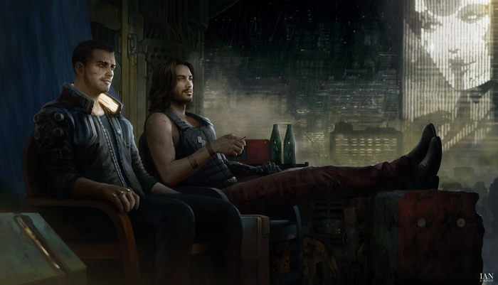 Never Fade Away (Cyberpunk 2077) -�Art by Ian Loginov