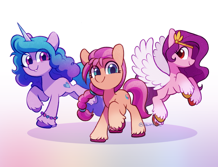      My Little Pony, Ponyart, MLP G5, Izzy Moonbow, Sunny Starscout, Celebi-yoshi, Scarlet-spectrum