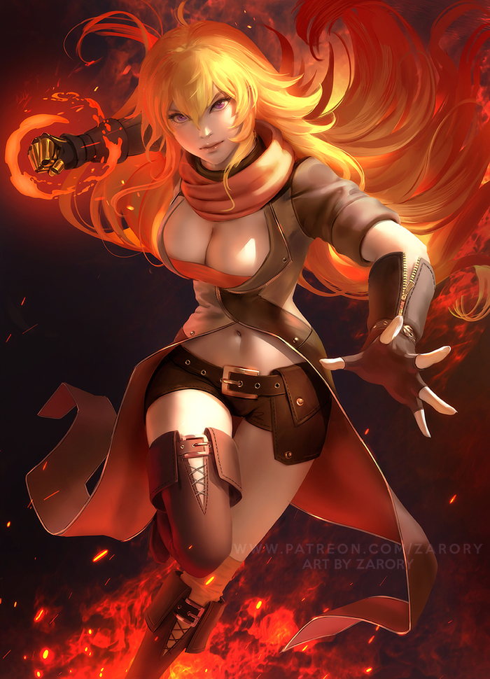 Yang Xiao Long , RWBY, Anime Art, , Yang Xiao Long, Zarory, 