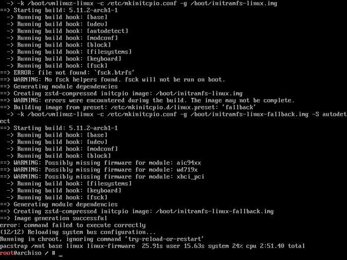 ArchLinux: установка системы на subvolume BTRFS Linux, Raid, Файловая система, Руководство, Отказоустойчивость, Длиннопост