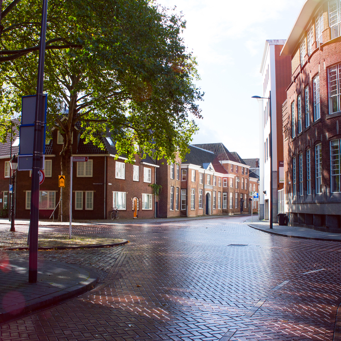 Первые секунды после дождя... Город, Нидерланды (Голландия), Тротуарная плитка, Фотография, После дождя