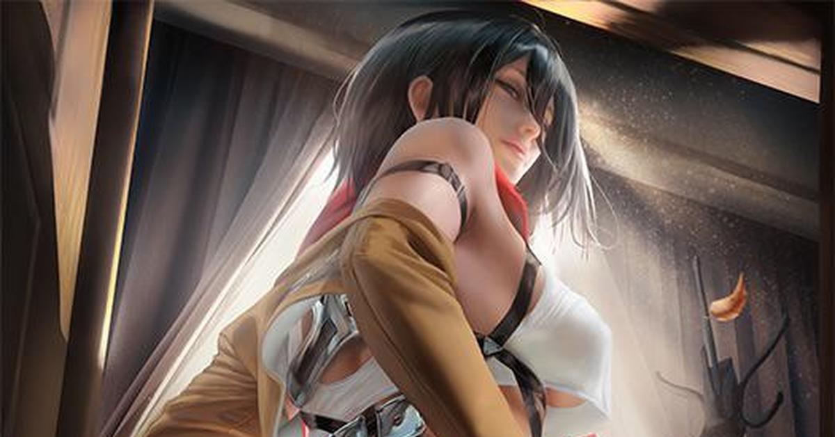 Mikasa, Аниме, Anime Art, Mikasa Ackerman, Атака Титанов, Sakimichan, Попа,...