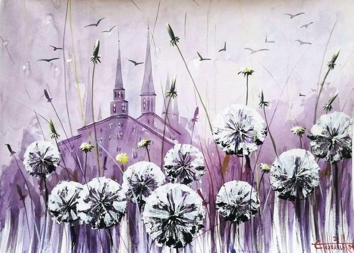 Как вам одуванчики? Работа на заказ