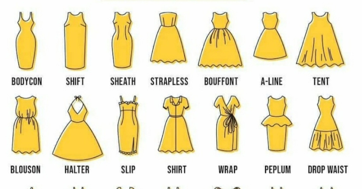Типы платьев