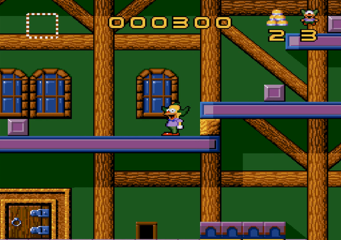     "Krusty's super fun house" 1992 . (SEGA, SNES) 90-,  90-,   90, Sega, Sega Mega Drive, SNES, -, , , 