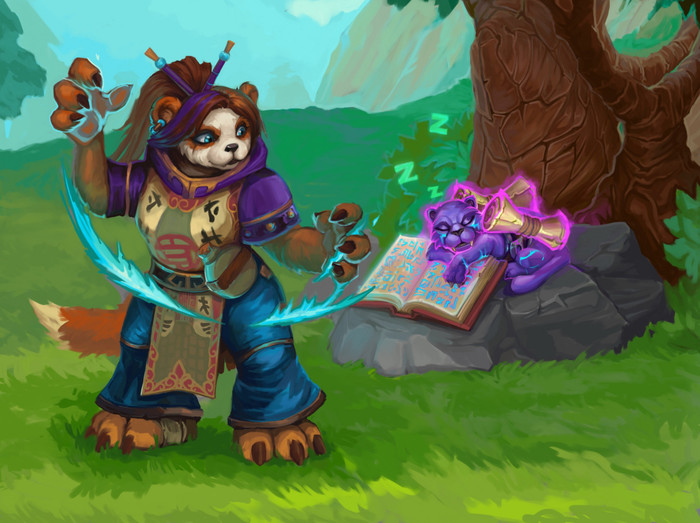 Pandaren mage , , , Furry Panda, , World of Warcraft