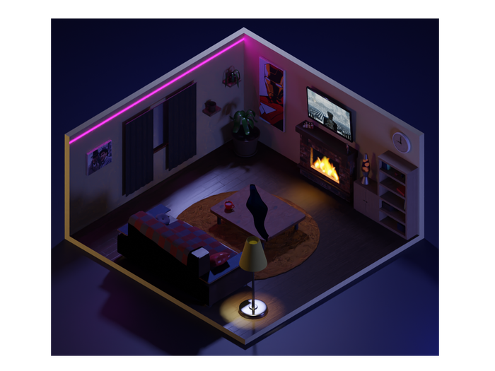 Room of my dream in Blender