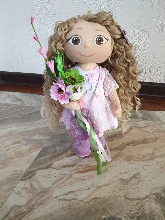 Кукла ручной работы Игрушки, Мягкая игрушка, Авторская игрушка, Кукла, Ручная работа, Своими руками, Рукоделие без процесса, Рукоделие, Длиннопост, Милота