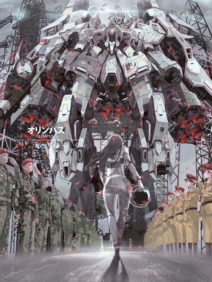 Olympus Gundam, , , , Anime Art, 
