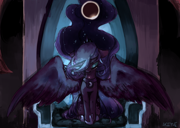 Solar Eclipse My Little Pony, Princess Luna, Aoiyui