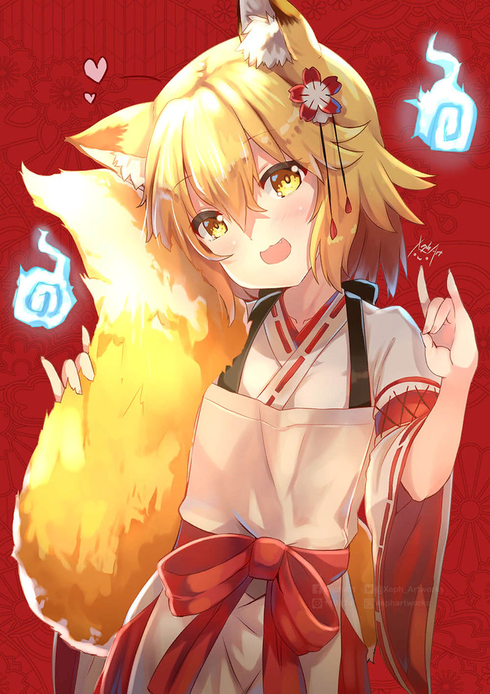  Sewayaki Kitsune No Senko-san, Senko-san, Anime Art, Animal Ears, 