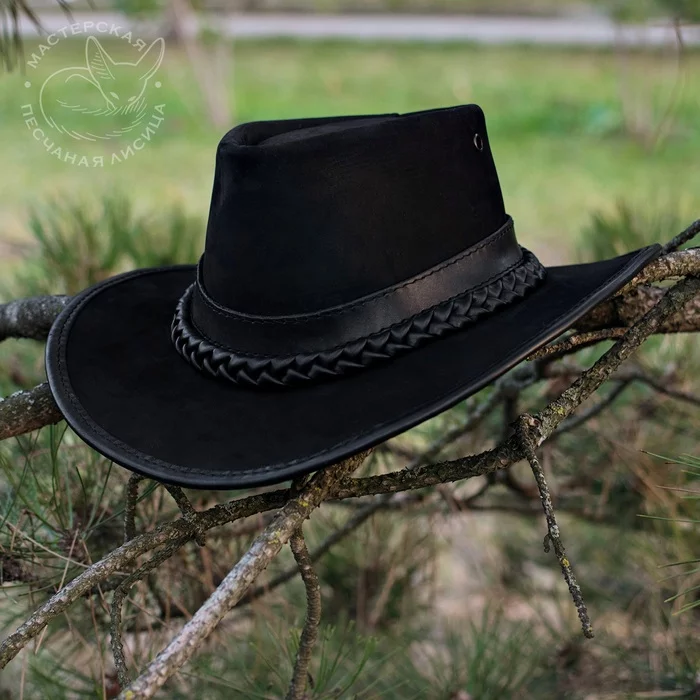 Австралийская шляпа Ручная работа, Шляпа, Крафт, Своими руками, Изделия из кожи, Длиннопост, Рукоделие без процесса, Австралийская шляпа