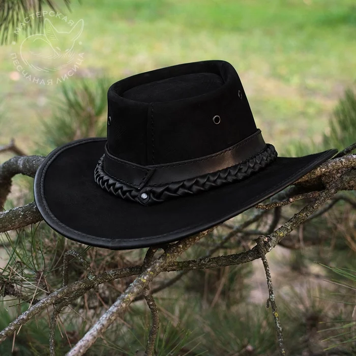 Австралийская шляпа Ручная работа, Шляпа, Крафт, Своими руками, Изделия из кожи, Длиннопост, Рукоделие без процесса, Австралийская шляпа