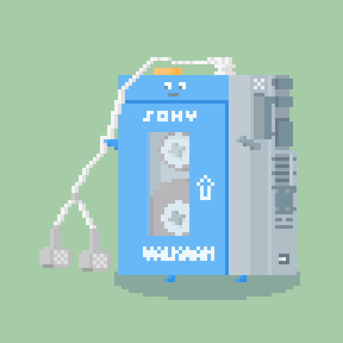 Pixel art Walkman TPS-L2
