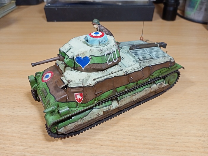 SOMUA S-35 (1/35 Tamiya). 