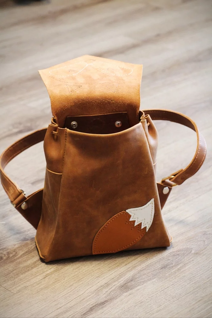 FOX Рюкзак, пост про воплощение мечты ^___^ Кожевенное ремесло, Изделия из кожи, Кожа натуральная, Лиса, Рюкзак, Творчество, Любимое дело, Хобби, Длиннопост, Рукоделие с процессом