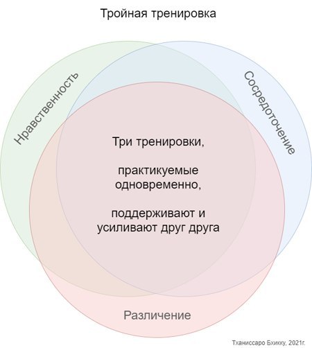 Тханиссаро Бхикку - три тренировки