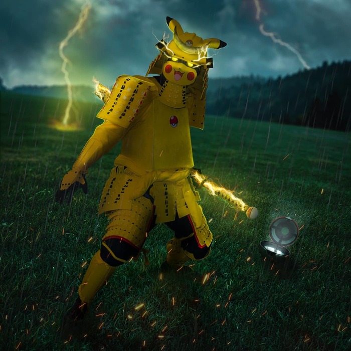 Pikachu Anime Art, Photoshop,  , , 