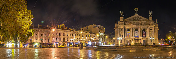 Ночной Львов