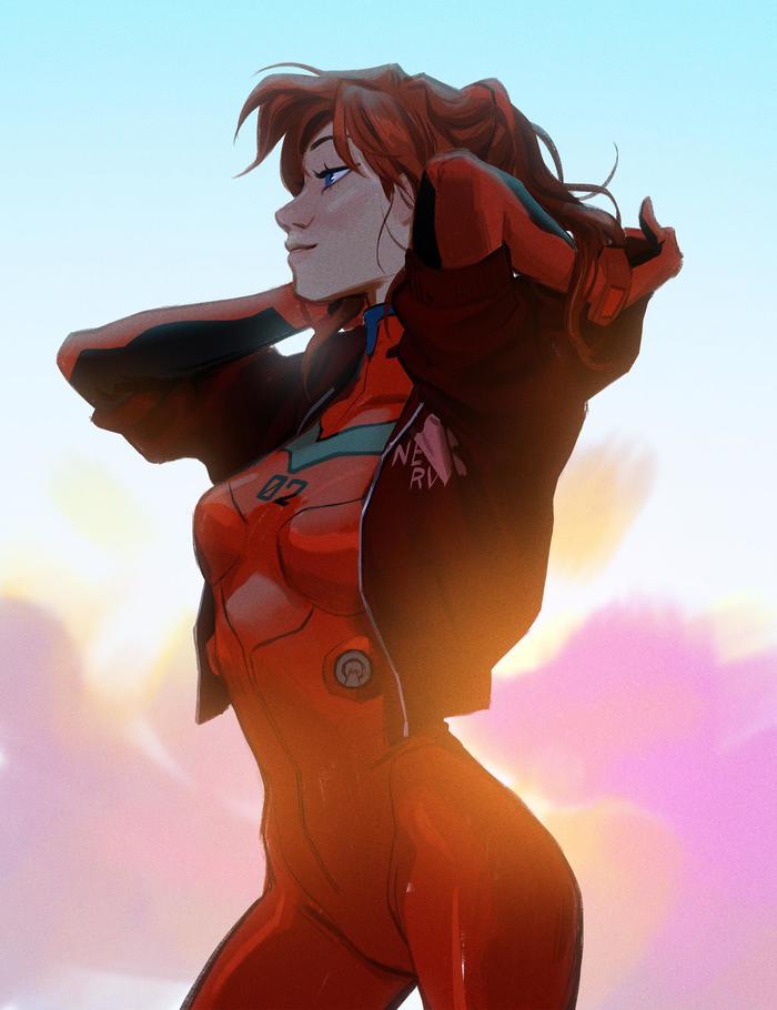  , , Anime Art, Evangelion, Asuka Langley