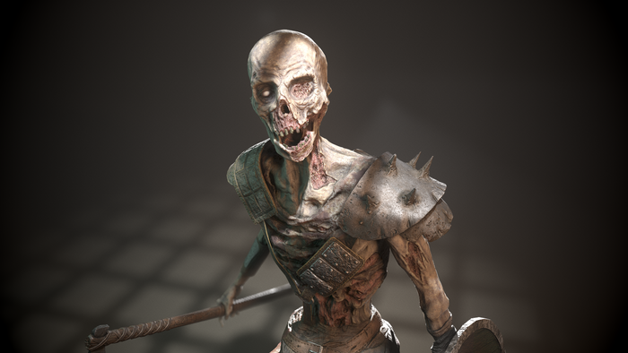 Draugr realtime 3D , 3D,  , Zbrush, , ,  , , , , 