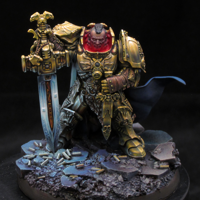 Custodian shield-captain Wh 30k WIP Wh miniatures, Warhammer 40k, Warhammer 30k, Horus Heresy, Adeptus Astartes, Feael & Nakatan,  