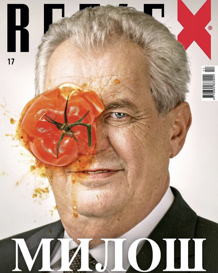 Новая обложка чешского журнала Reflex