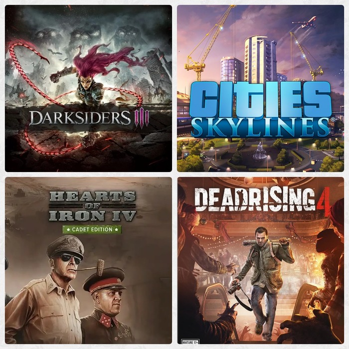 Розыгрыш Darksiders III и ещё 3-х игр