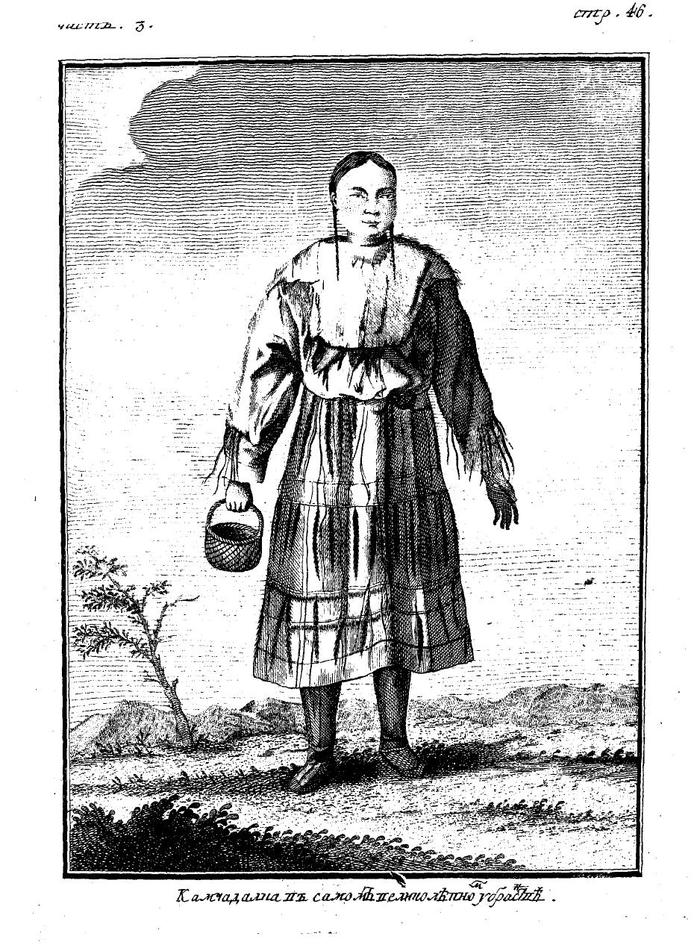Камчатка XVIII века. О Камчатском платье Камчатка, Народ, Малые народы, Платье, Женщины, Одежда, Этнография, История, История (наука), История России, Животные, Быт, Культура, Длиннопост