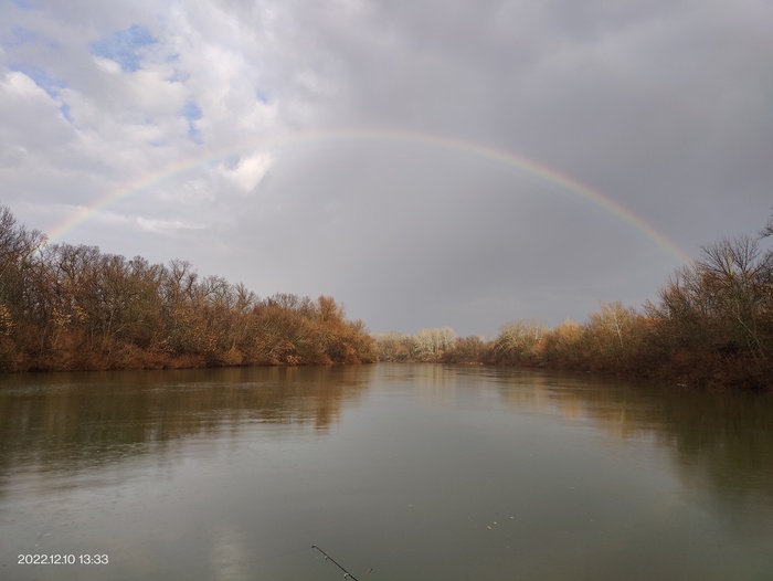 Кто-нибудь радугу в декабре видел?