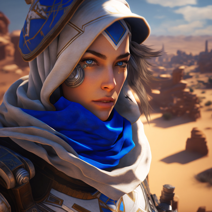 Overwatch Midjourney,  ,  , Blizzard, Overwatch, Ana Amari, ,  